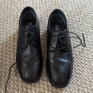 Classic Black Leather Oxfords by Bostonian